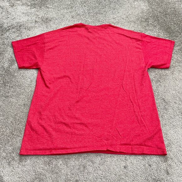 Disney Mickey Mouse Graphic T-Shirt Mens XL Red Crew Neck Short Sleeve Tee Top - Picture 2 of 8